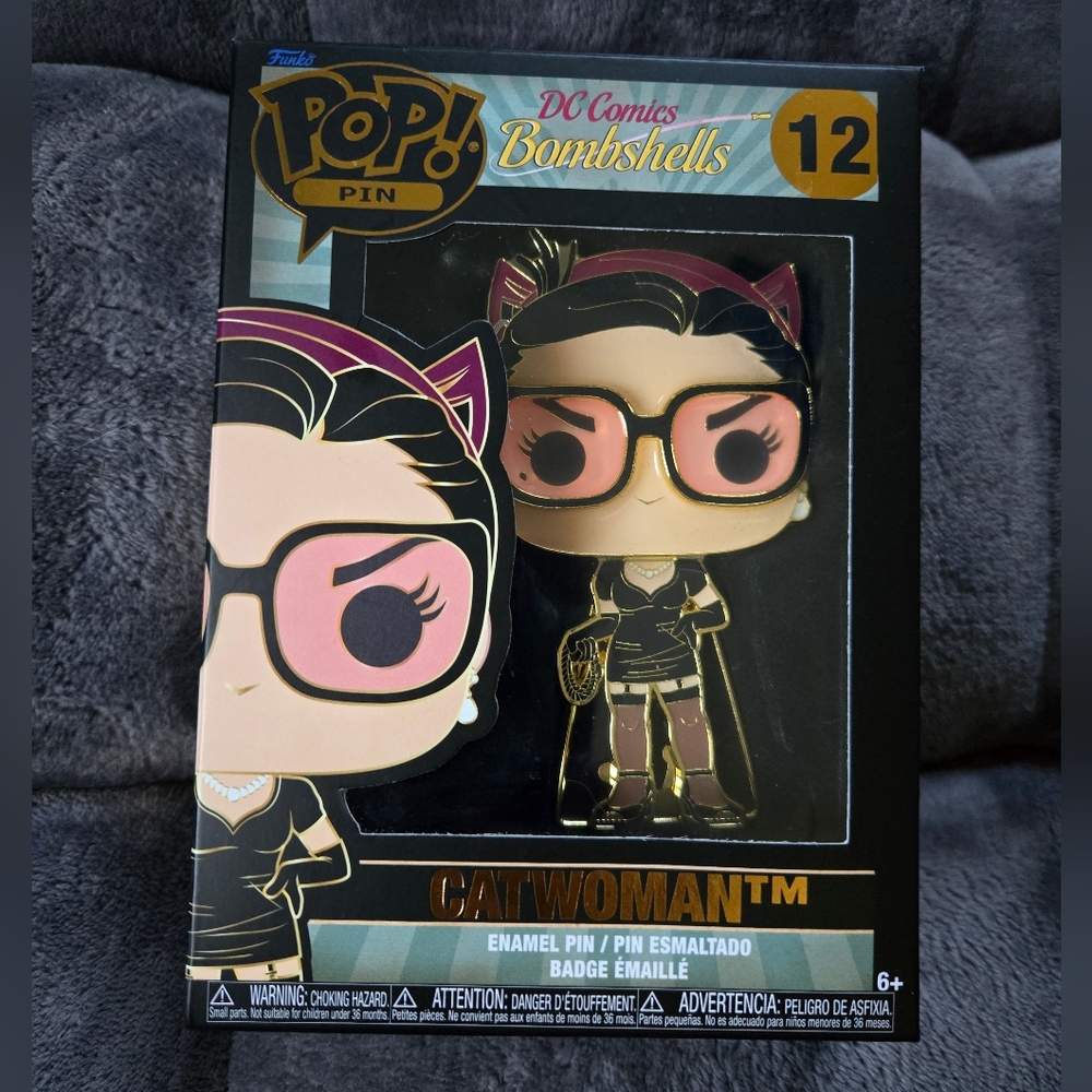⭐️DC Comics Bombshells Catwoman Pop! Pin⭐️